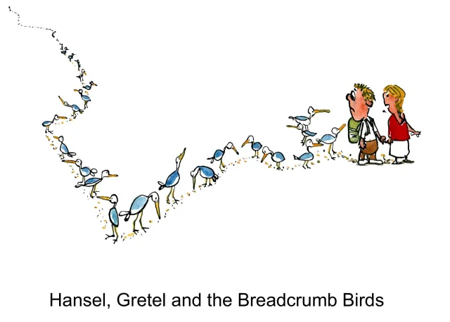 Origin of the name of breadcrumbs navigation