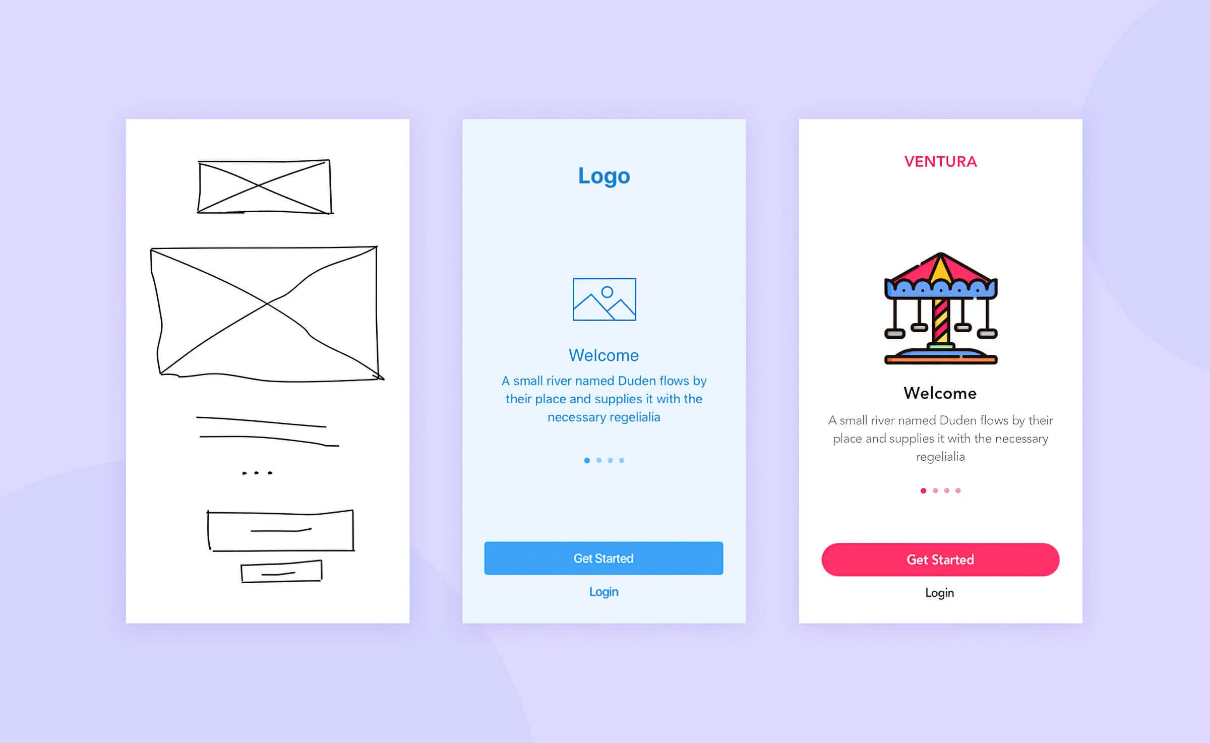 Level of Website Wireframe