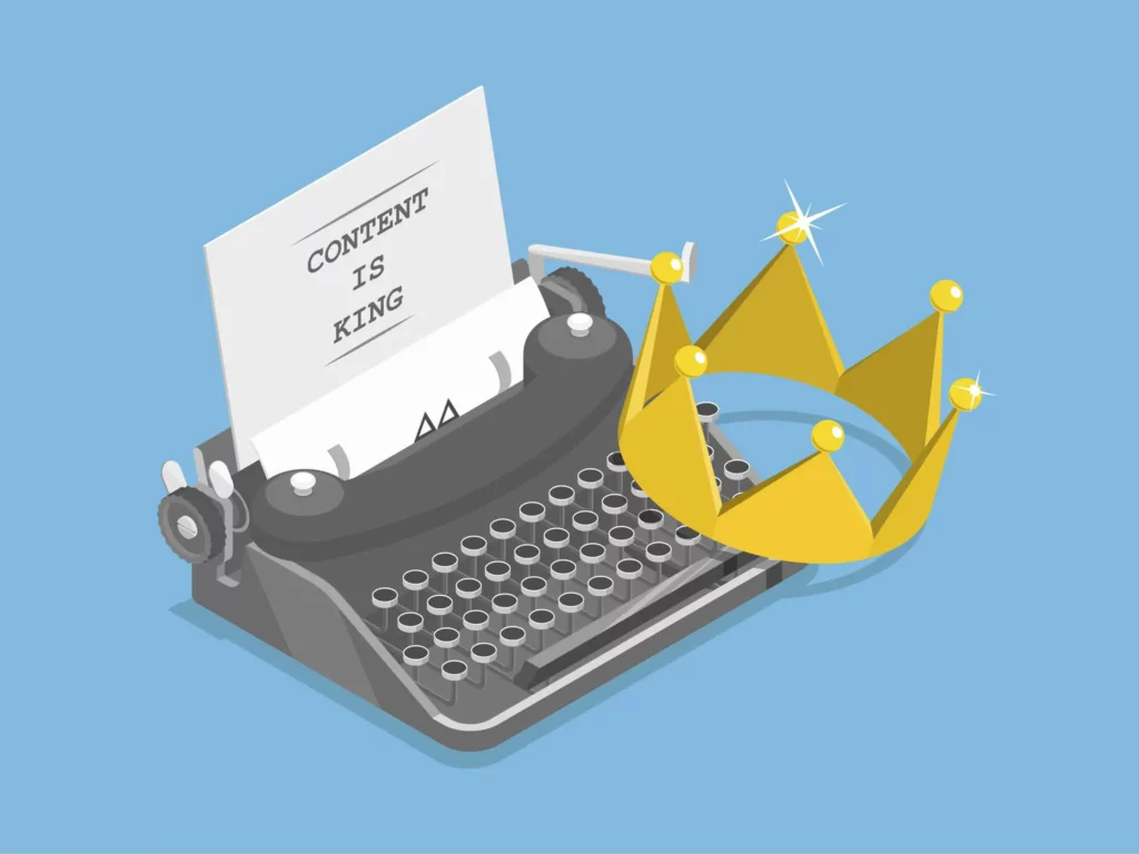 Content is King - Yes Web Design Studio