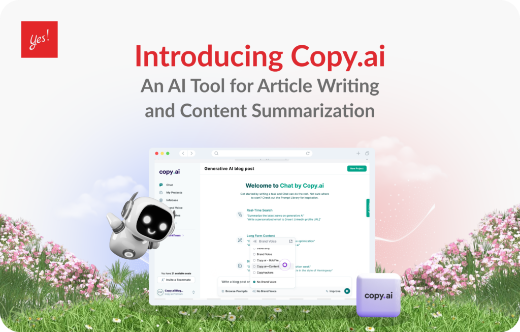 แนะนำ Copy.ai เครื่องมือ AI ช่วยเขียนบทความ ช่วยสรุปเนื้อหา.