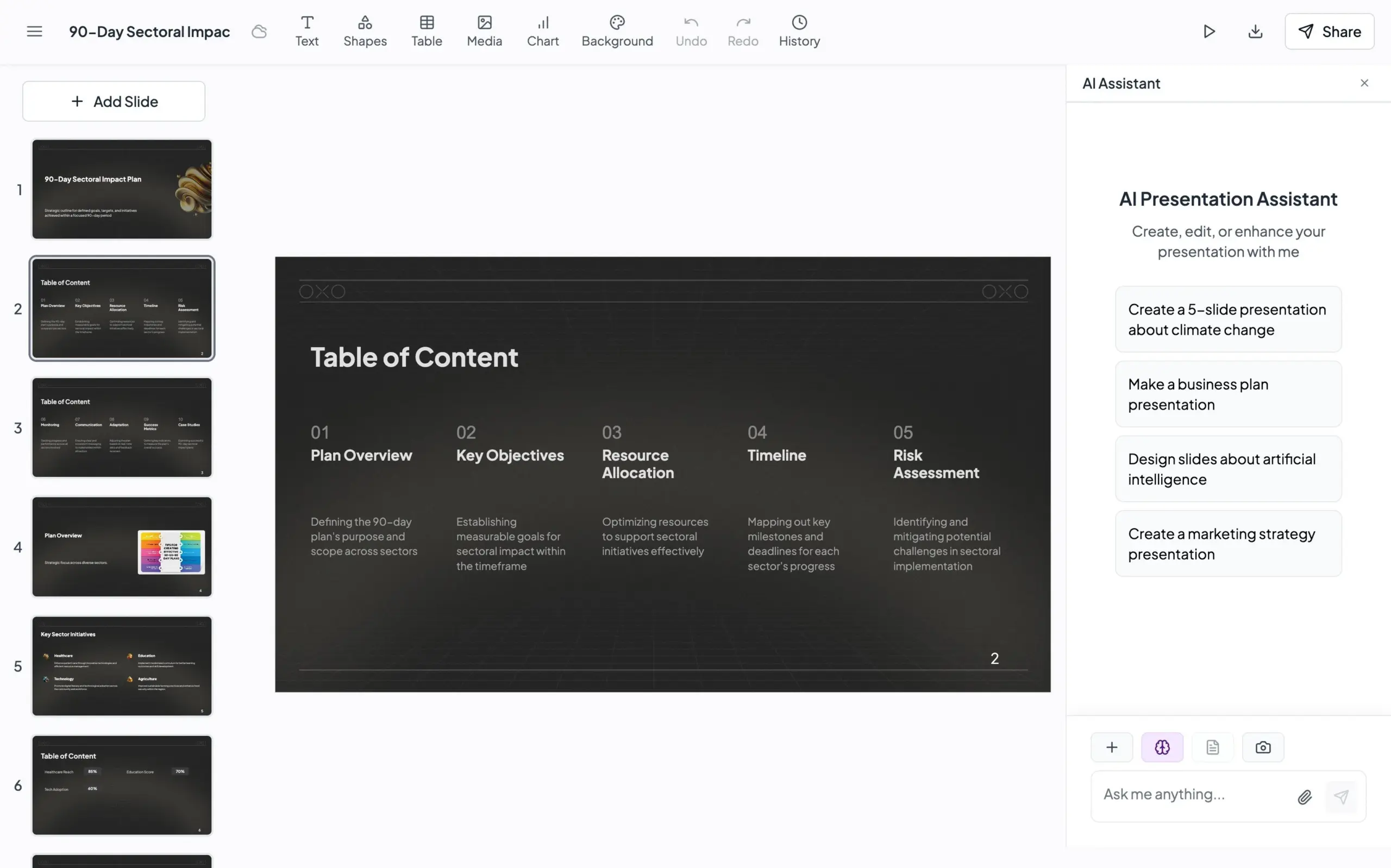 ฟีเจอร์เด่นของ MagicSlides AI