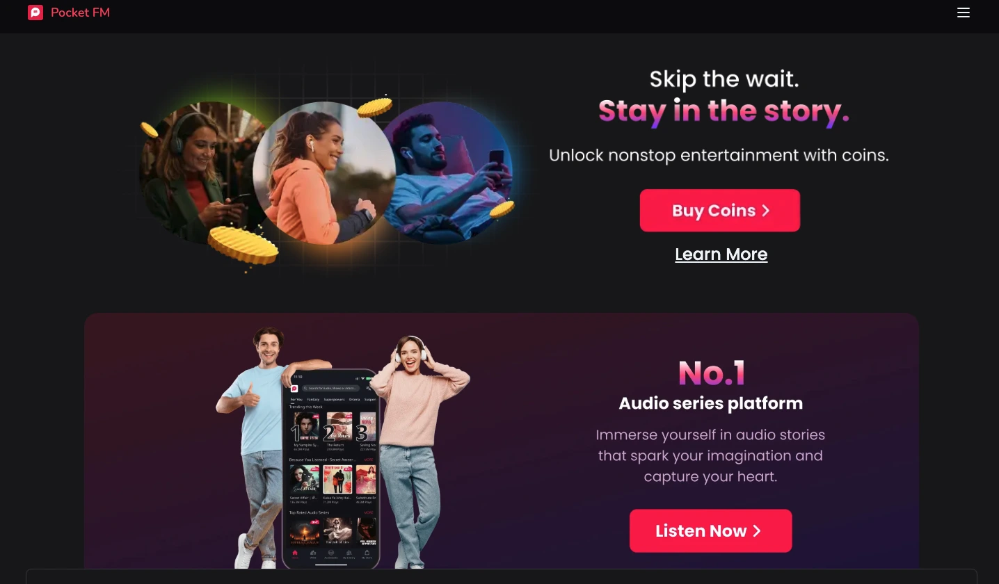 Pocket FM กับวิสัยทัศน์ในการสร้างซีรีส์เสียง