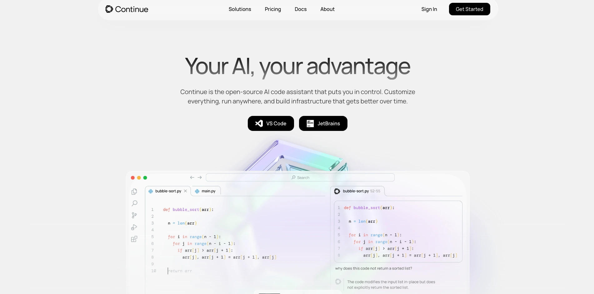 เครื่องมือ AI ที่รองรับการใช้งานบน Terminal - Continue.dev